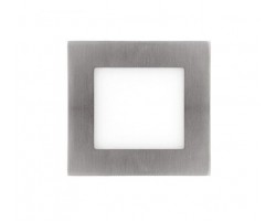 Downlight panel LED Cuadrado 92x92mm Niquel 4W